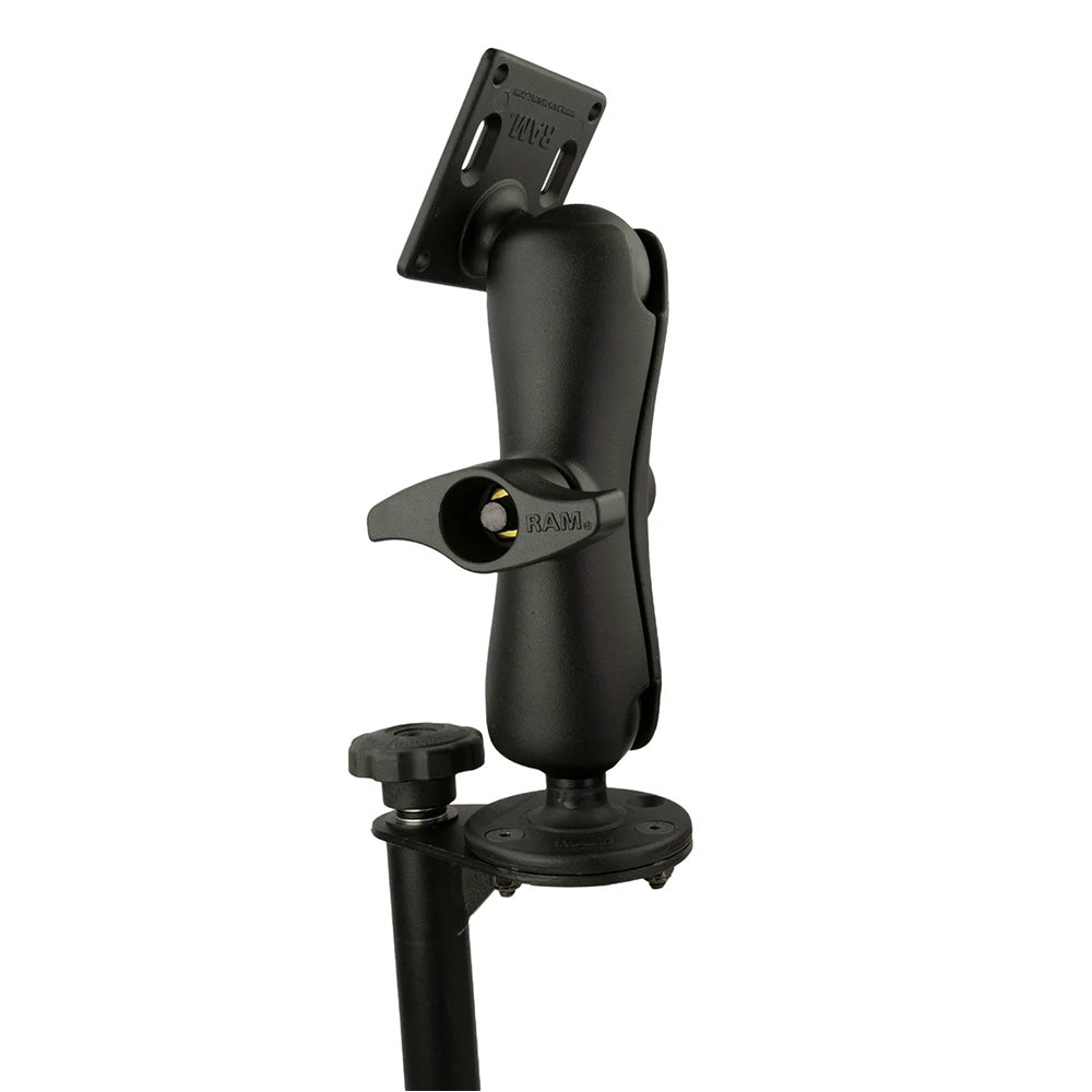RAM Mount 8 Upper Flange Pole with D Size 75x75mm VESA Mount RAMVPTTMF8D1012461U