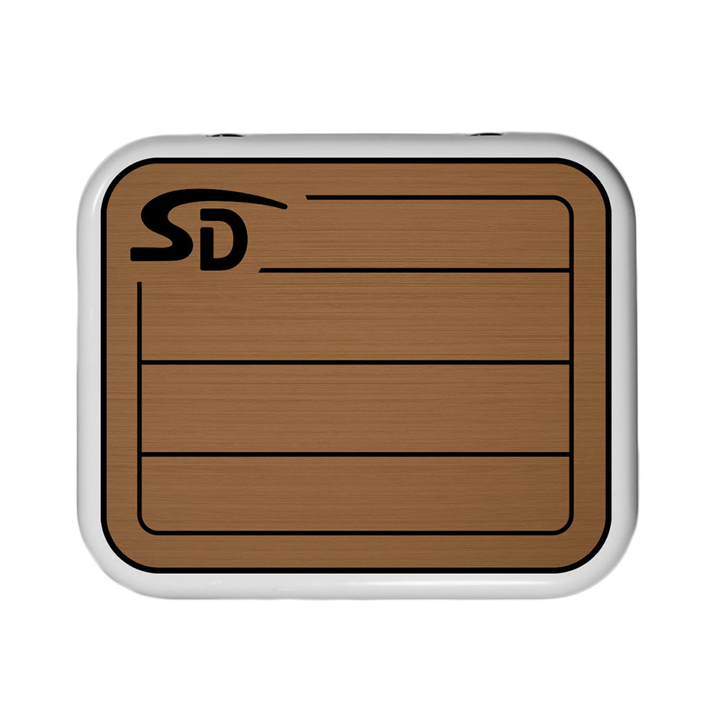 SeaDek YETI Roadie 24 Teak Cooler Pad 6mm MochaBlack 5363780093