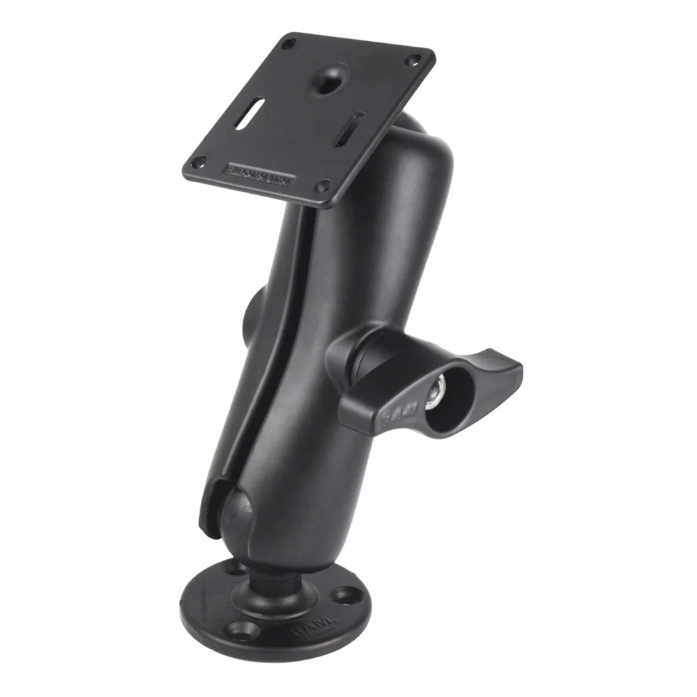 RAM Mount RAM Double Ball Mount w75 x 75mm VESA Plate Jam Nut Medium RAMD101UMI12461