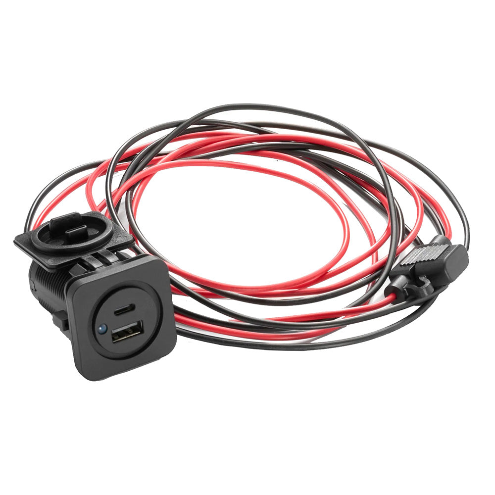 JL Audio USBC and USBA Charging Jack fPanel Mounting XMDUSBCACHG2XPNL 0101362300