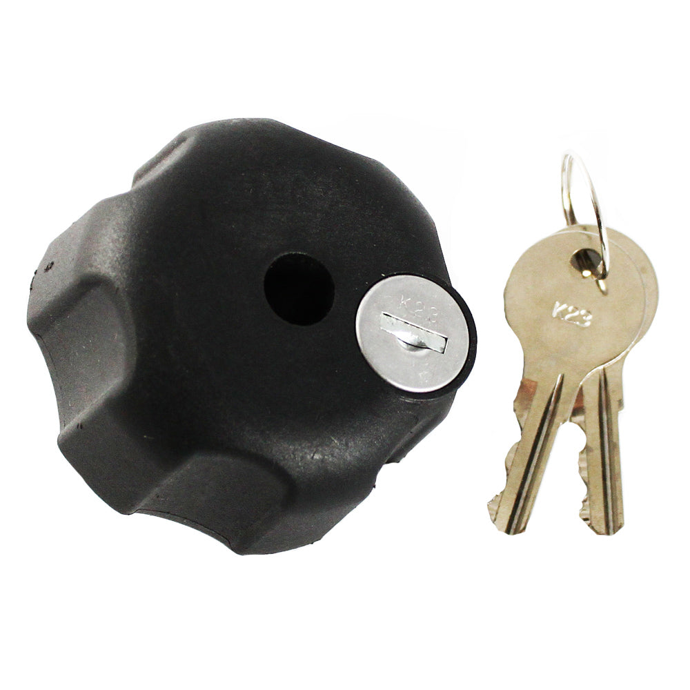 RAM Mount Knob wLock 51618 Brass Hole CSize RAMKNOB5LU