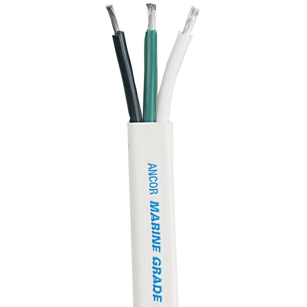 Ancor White Triplex Cable 143 AWG Flat 250 131525