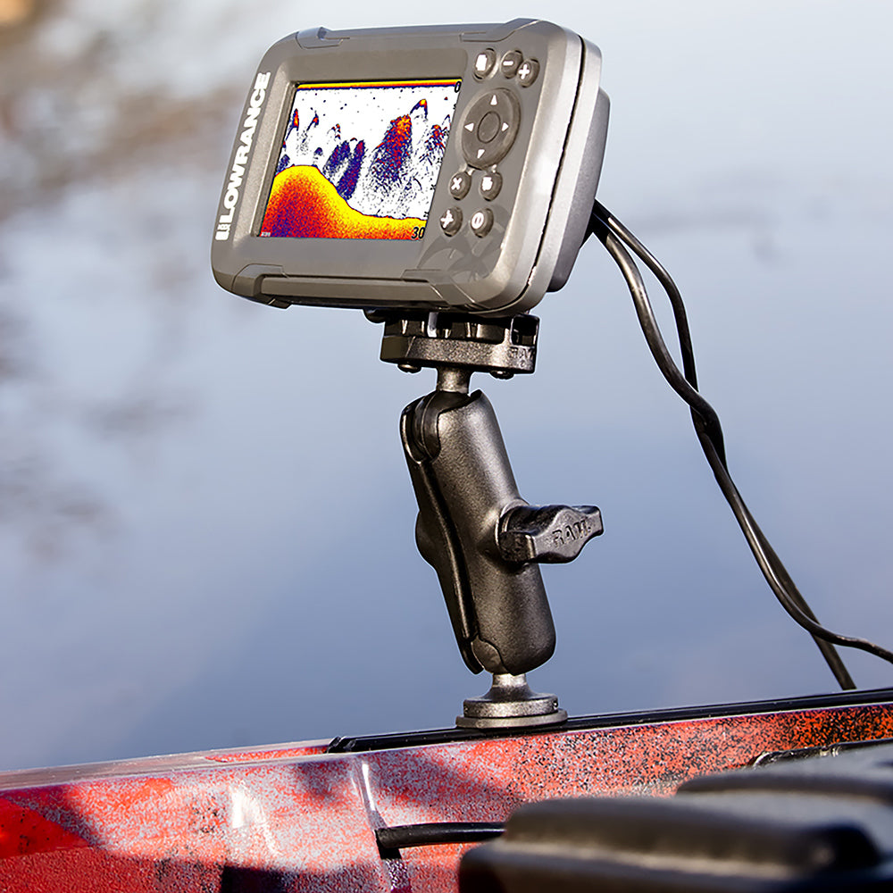 RAM Mount Fishfinder Mount fLowrance Hook2Series 1 Track Mount RAMBLO12354TRA1