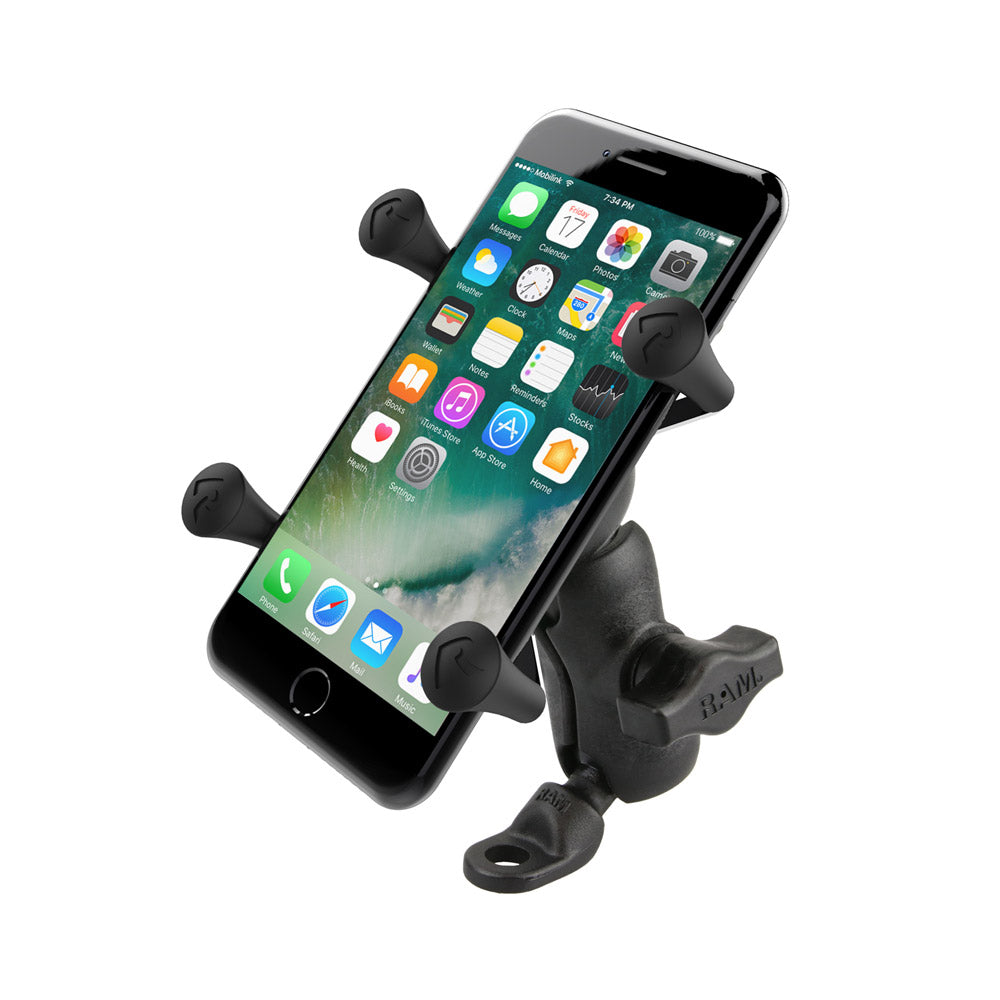 RAM MOUNT XGrip Phone Mount w9mm Angled Bolt Head Adapter RAPB272AUN7U