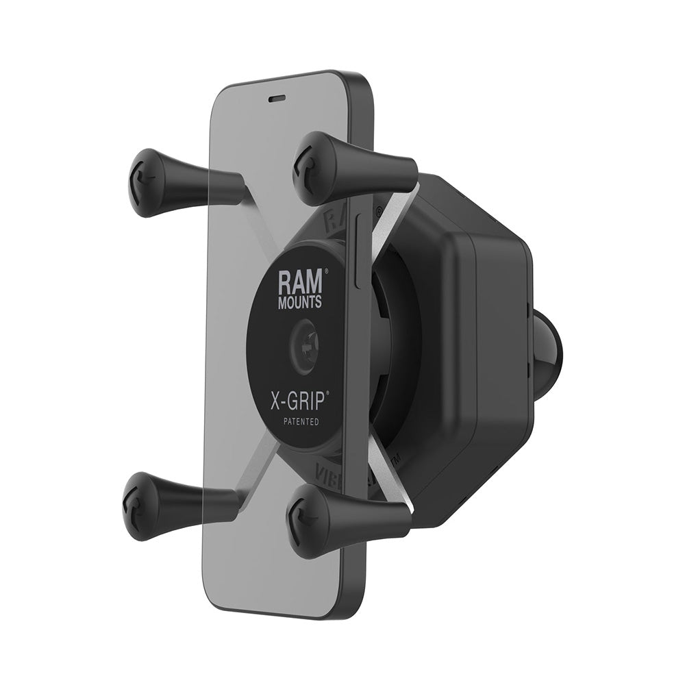 RAM Mount RAM XGrip Phone Holder wBall  VibeSafe Adapter RAMHOLUN7B462