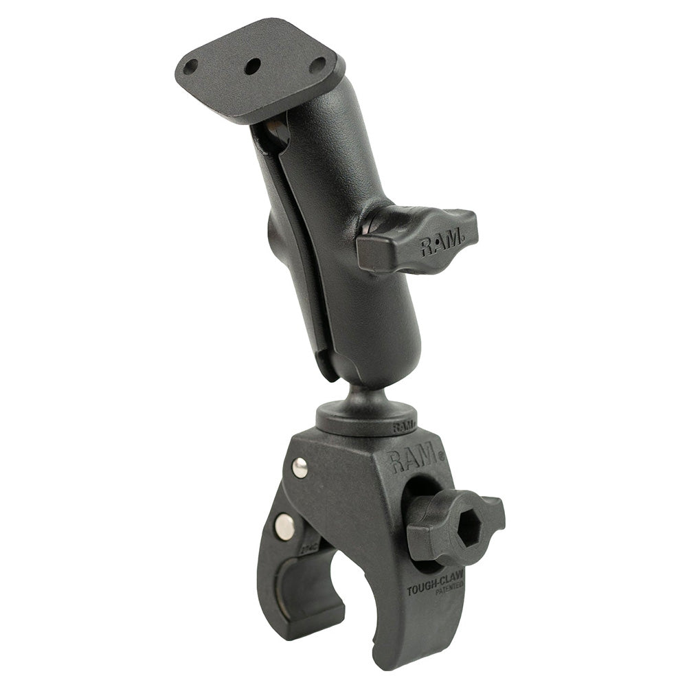 RAM Mount RAM ToughClaw Small Clamp Mount wDiamond Plate RAMB400238U