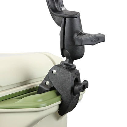 RAM Mount RAM Tube Jr Rod Holder wRevolution Arm  RAM ToughClaw Base RAP390RB404U