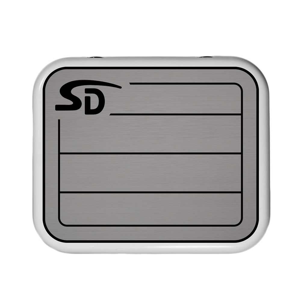 SeaDek YETI Roadie 24 Teak Cooler Pad  6mm  Storm GreyBlack 5363780066