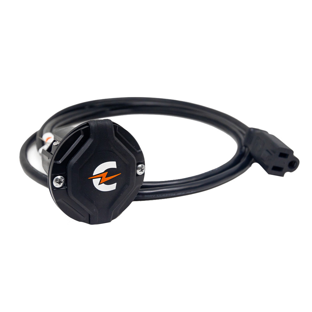 PowerPole Charge Plug Port w12 ft AC Extension CHACEXT12