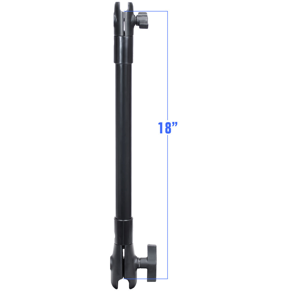 RAM Mount 18 Long Extension Pole w1 and 15 Single Open Sockets RAPCB20118U