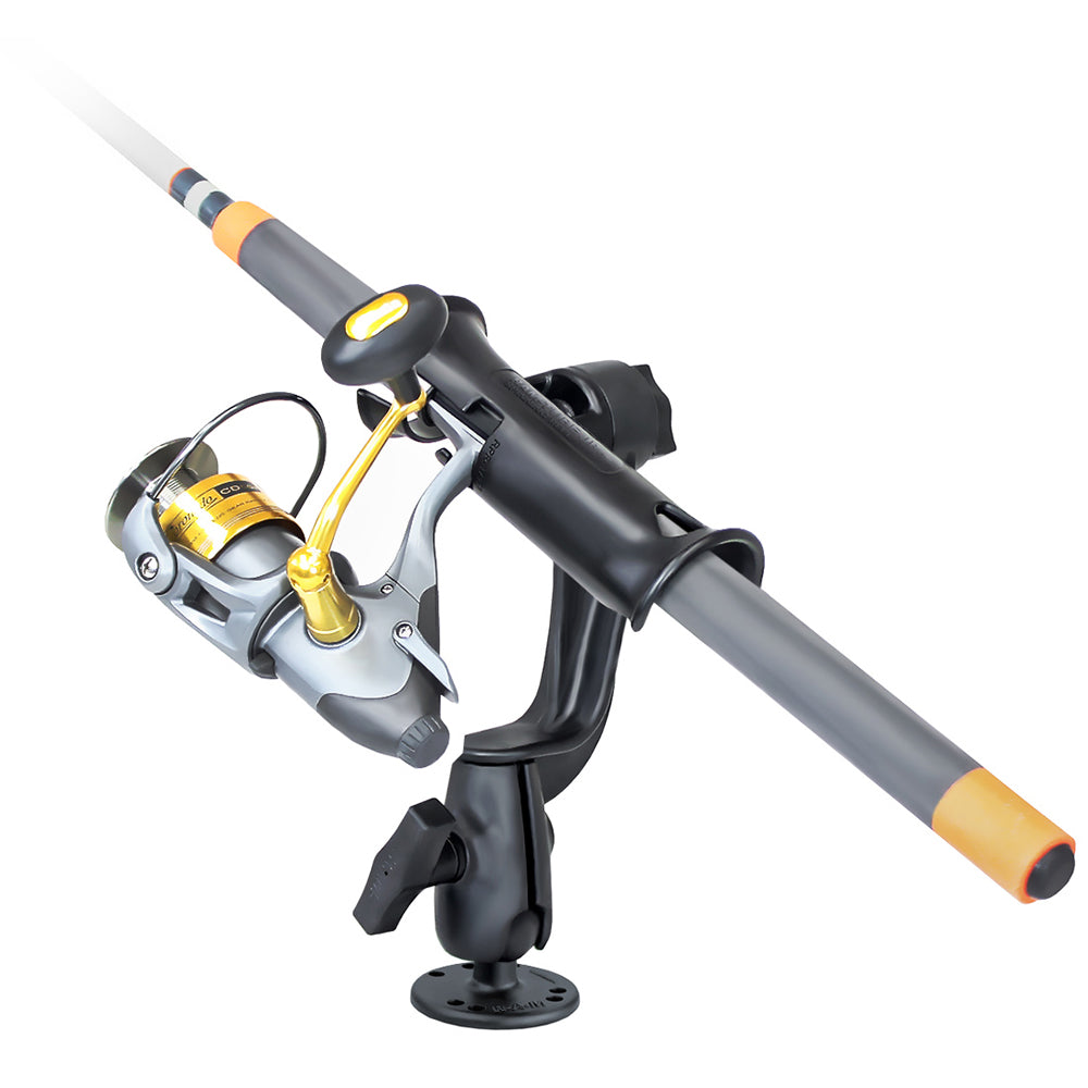 RAM Mount Ram Tube Jr Rod Holder w RAMROD Revolution RatchetSocket System RAP390RBU