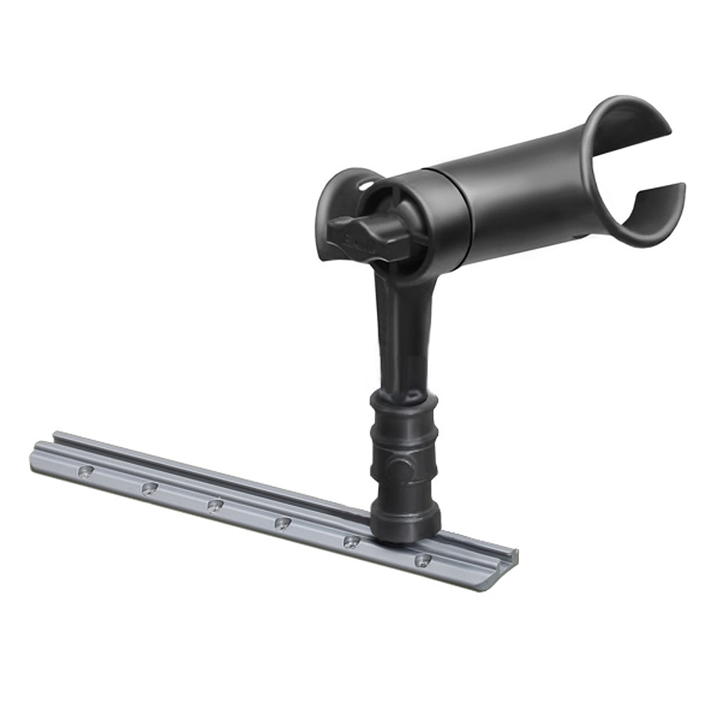 RAM Mount RAM Tube Jr Rod Holder w 4 Post  AdaptAPost Track Mounting Base RAP390SAAPU