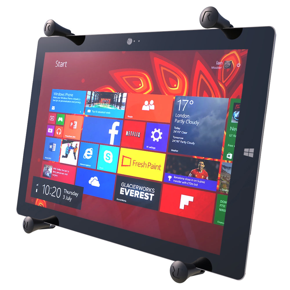 RAM Mount Universal XGrip Holder f12 Tablets RAMHOLUN11U