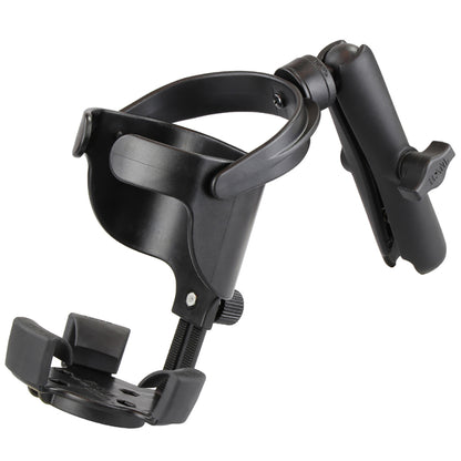 RAM Mount Level Cup XL wLong Double Socket Arm RAMB417BC201U