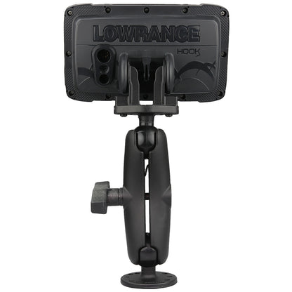 RAM Mount C Size 15 Fishfinder Mount for the Lowrance Hook2 Series RAM101LO12